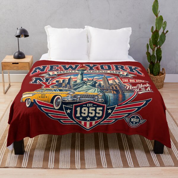 Item preview, New York City Varsity 1955 designed and sold by Normandy Road Heritage™ - Vintage Garage Art.