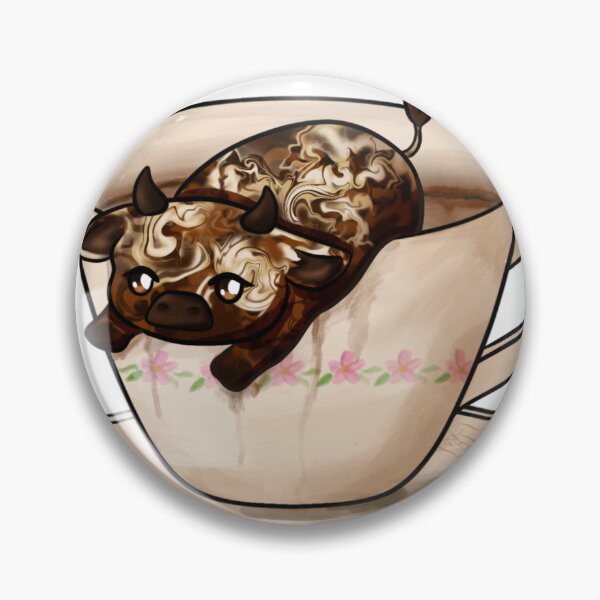 Item preview, Cute Chibi Sweet Cream Coffee Cow designed and sold by kjmastersart.