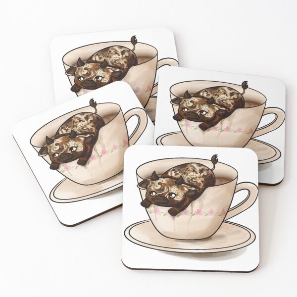 Item preview, Cute Chibi Sweet Cream Coffee Cow designed and sold by kjmastersart.