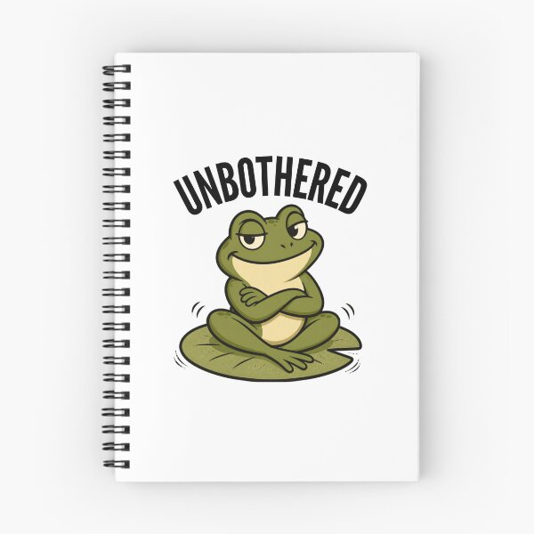 Item preview, Frog Mood - unbothered designed and sold by VYRON STUDIO.