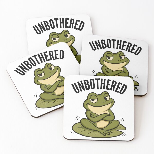 Item preview, Frog Mood - unbothered designed and sold by VYRON STUDIO.