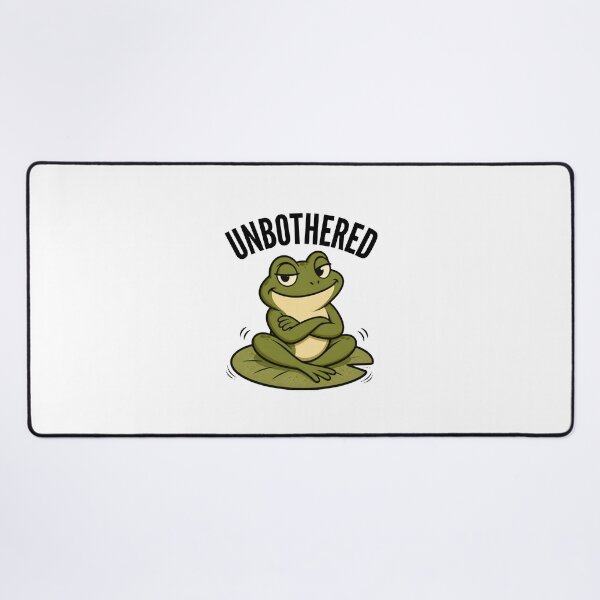 Item preview, Frog Mood - unbothered designed and sold by VYRON STUDIO.