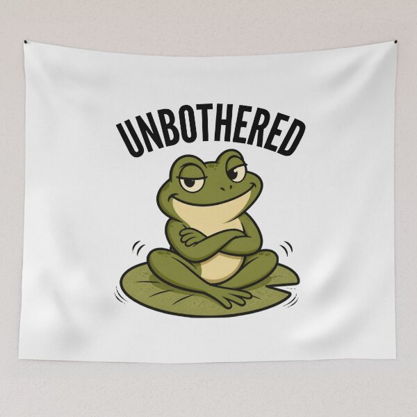 Item preview, Frog Mood - unbothered designed and sold by VYRON STUDIO.