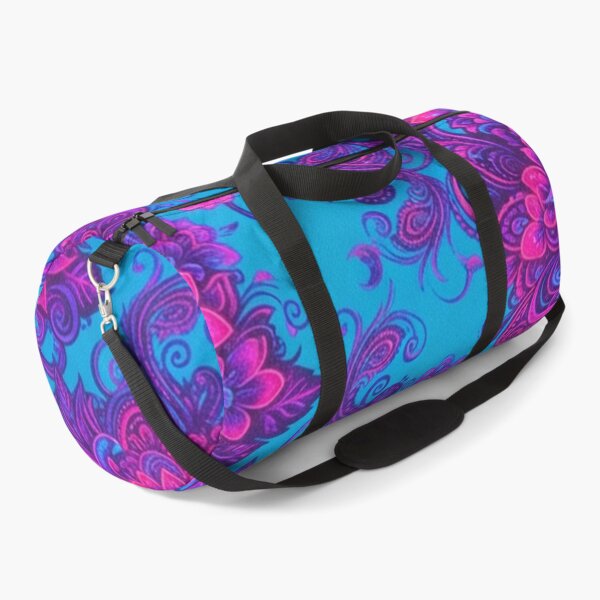 Item preview, Electric Blue and Magenta Floral Pattern designed and sold by Owcomm.