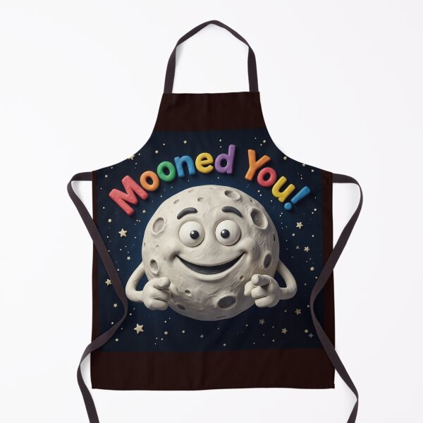 Item preview, Mooned You Funny Space Pun Cute Claymation Style designed and sold by Billys-Orbit.