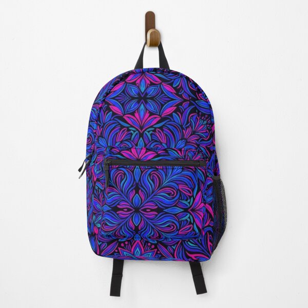 Item preview, Vibrant Blue and Pink Floral Pattern designed and sold by Owcomm.