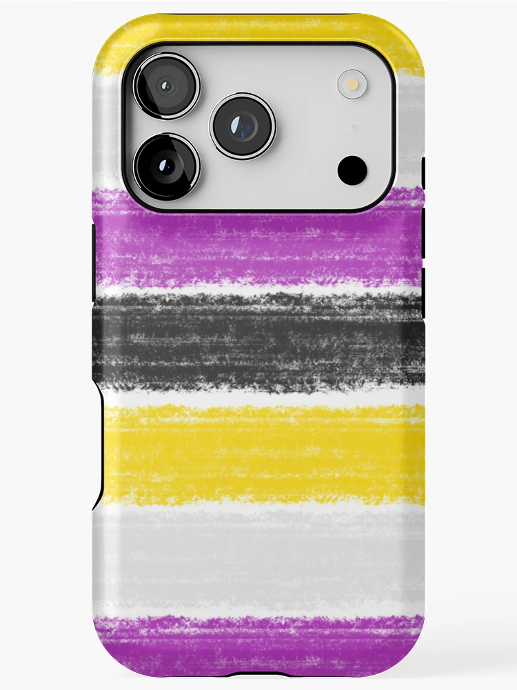 Thumbnail 1 of 4, iPhone Case, Simple non binary designed and sold by JadedWolves.