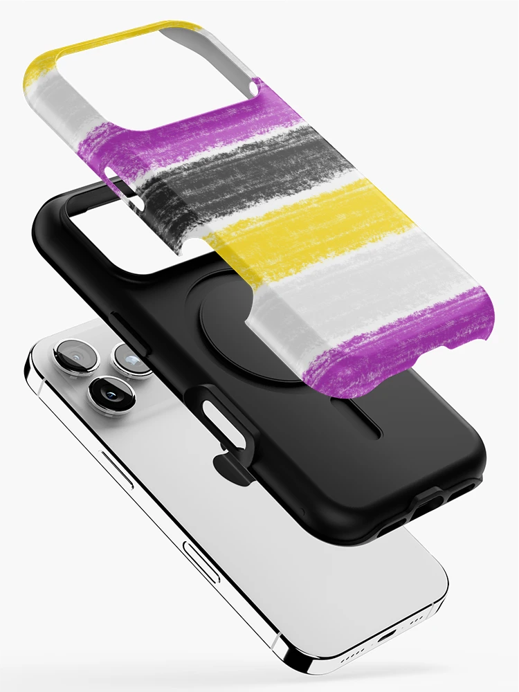Thumbnail 2 of 4, iPhone Case, Simple non binary designed and sold by JadedWolves.