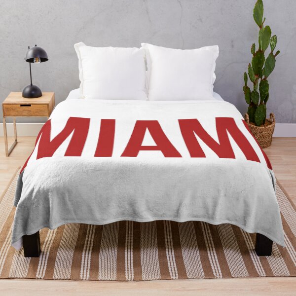 Item preview, Miami City Red Bold Text Retro Minimalist Typography designed and sold by FemmePod.