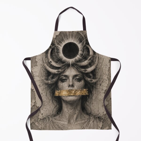 Item preview, The Eclipse Priestess Dark Celestial Woman designed and sold by Kaurisdigital.