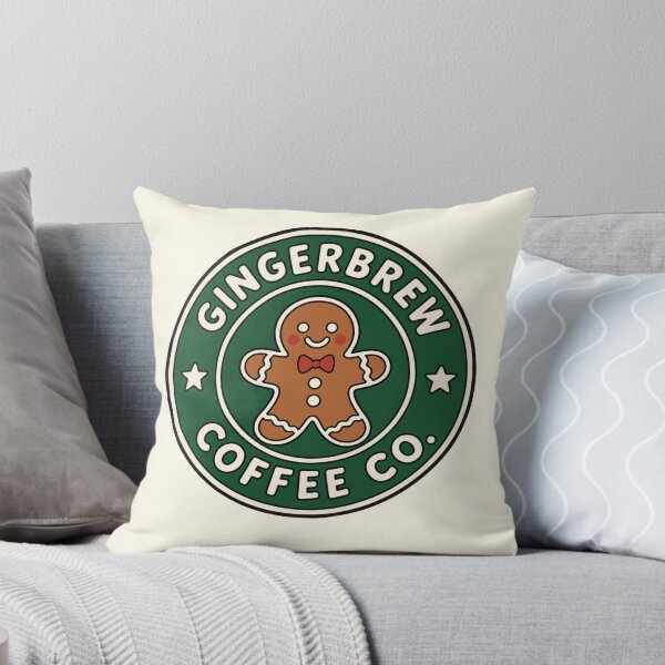 Item preview, Gingerbrew Coffee Co. — Cute Christmas Coffee Badge  designed and sold by wingoo22.