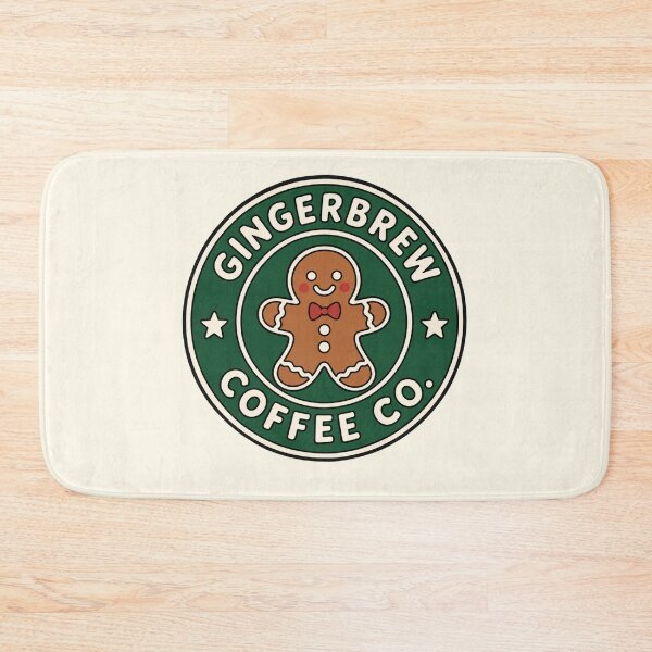 Item preview, Gingerbrew Coffee Co. — Cute Christmas Coffee Badge  designed and sold by wingoo22.