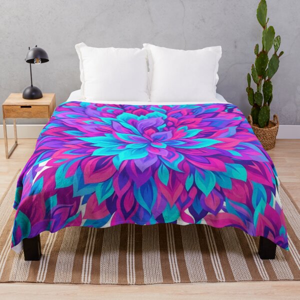 Item preview, Vibrant Neon Floral Mandalas Seamless Pattern designed and sold by Owcomm.