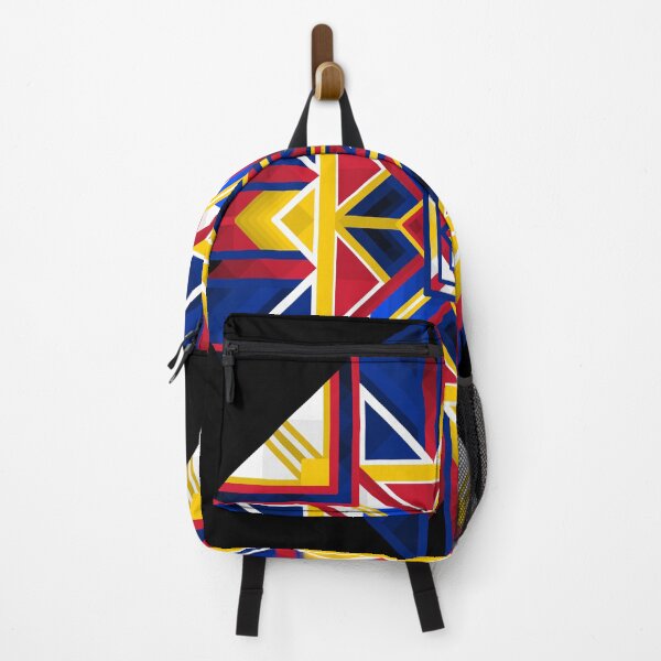 Item preview, Abstract Red Yellow, Blue & White Design - Geometric Art designed and sold by JayMakesTiktok.