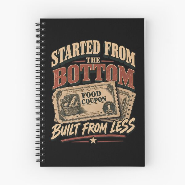 Artikelvorschau, Started From The Bottom, Food Stamp Quantities Started in Each State Below entworfen und verkauft von DarkRelicStudio.