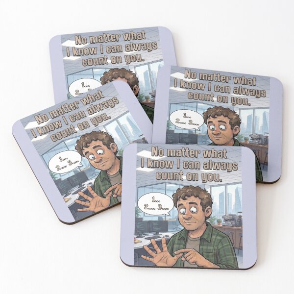 Item preview, Can Always Count On You - Funny Math Pun Office Humor designed and sold by Billys-Orbit.