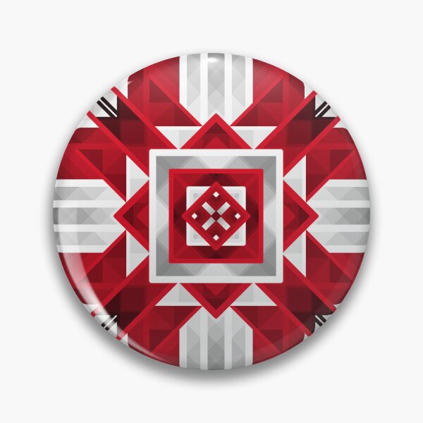Item preview, Abstract Red & White Design - Geometric Art designed and sold by JayMakesTiktok.