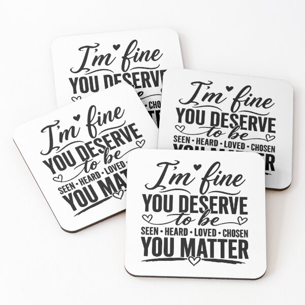 Item preview, i'm fine you matter designed and sold by OCD_JESSICA.
