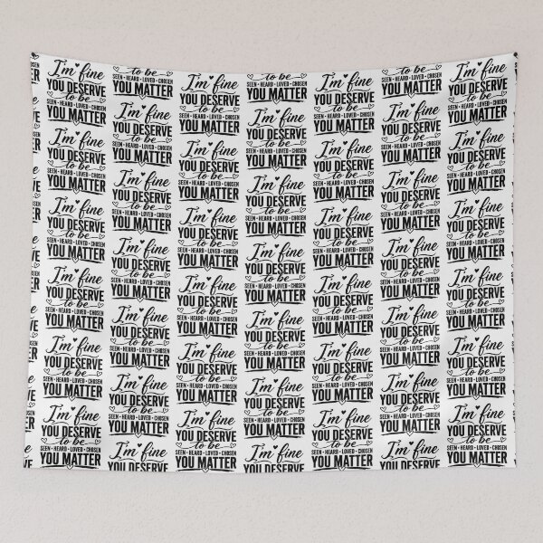 Item preview, i'm fine you matter designed and sold by OCD_JESSICA.