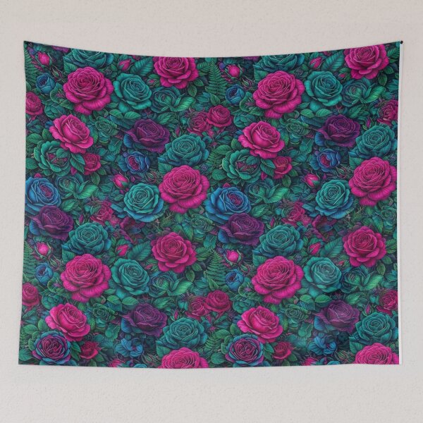 Item preview, Vibrant Floral Garden Roses Seamless Pattern designed and sold by Owcomm.