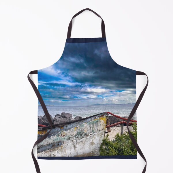 Item preview, Anchored Boat with Hope on Coastal Shore designed and sold by Faith Based Decor .
