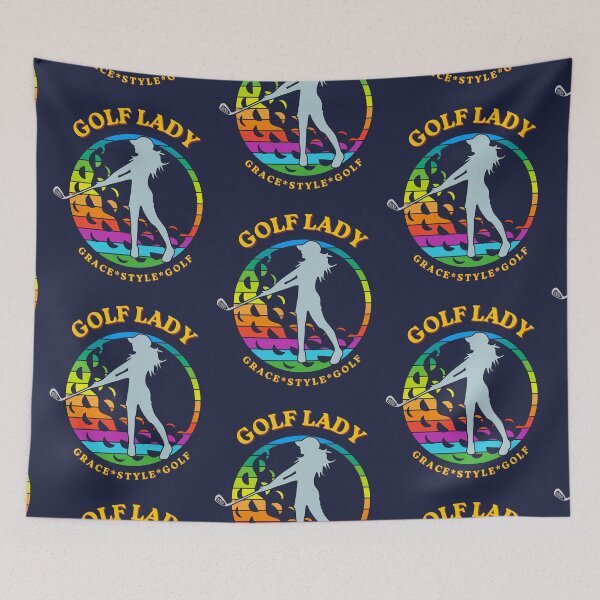 Item preview, Golf Lady - Grace & Style,Vintage Golf Sport Design designed and sold by Szpaku desart .
