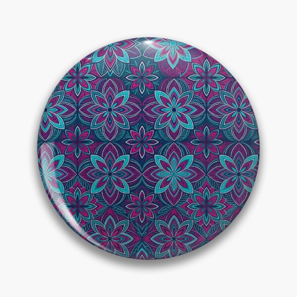 Item preview, Vibrant Floral Mandala Geometric Pattern Art designed and sold by Owcomm.