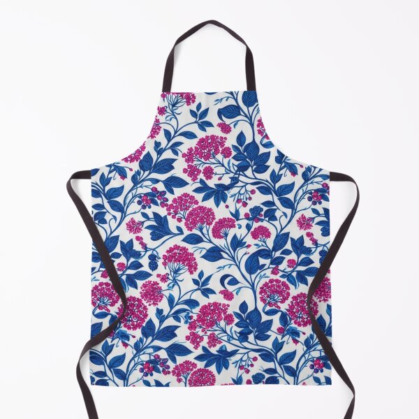 Item preview, Blue and Pink Floral Vines Seamless Pattern designed and sold by Owcomm.