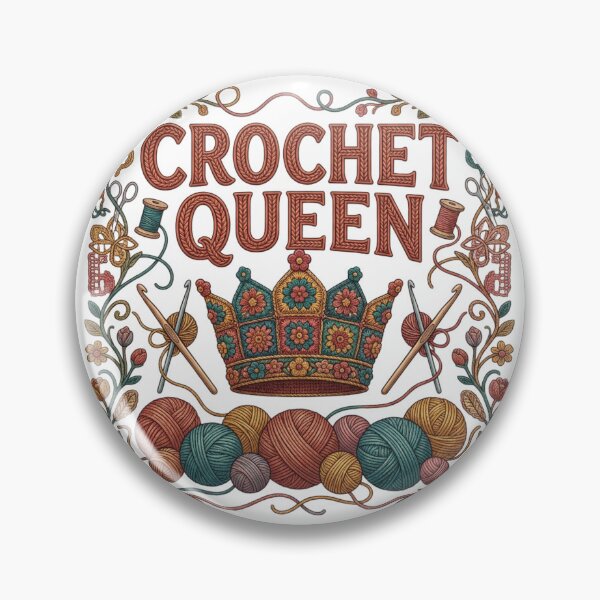 Item preview, typography of Crochet Queen designed and sold by domostore.