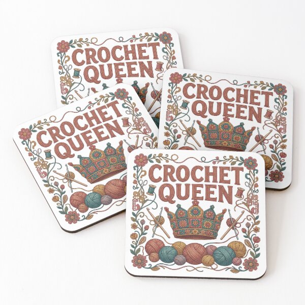 Item preview, typography of Crochet Queen designed and sold by domostore.