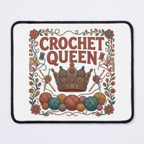 Item preview, typography of Crochet Queen designed and sold by domostore.