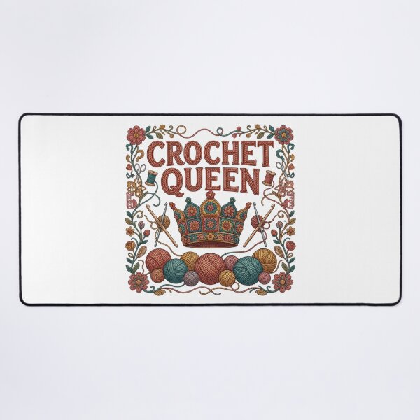 Item preview, typography of Crochet Queen designed and sold by domostore.