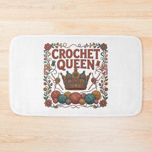 Item preview, typography of Crochet Queen designed and sold by domostore.