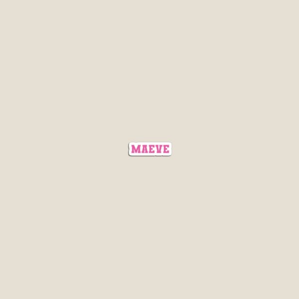 Item preview, Maeve Cute Preppy Name Sticker / Label designed and sold by aligchi.