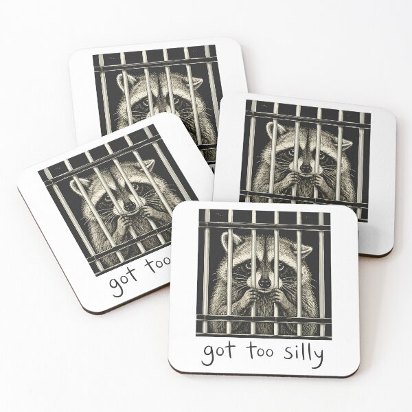 Item preview, got too silly Raccoon designed and sold by bobcatmarty.