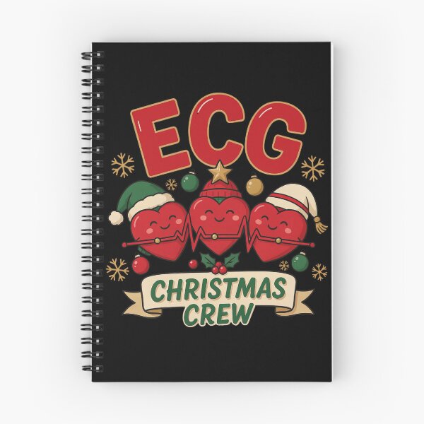 Item preview, ECG Christmas Crew Cute Medical Heartbeat Holiday designed and sold by Nzgiftsandmore.