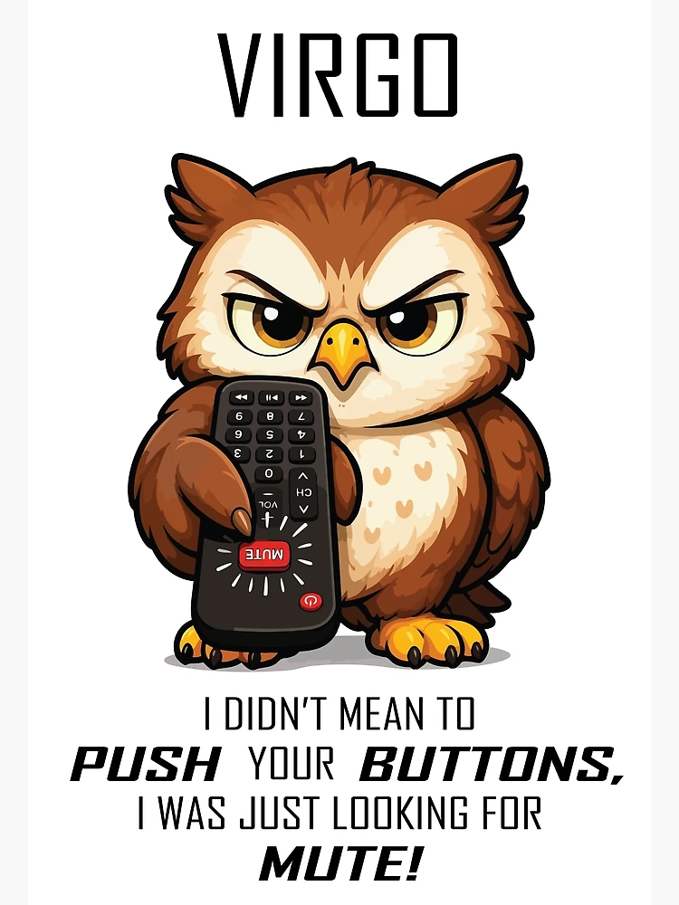 Thumbnail 3 of 3, Poster, Virgo - Pushing Buttons designed and sold by Remake Design Lab.