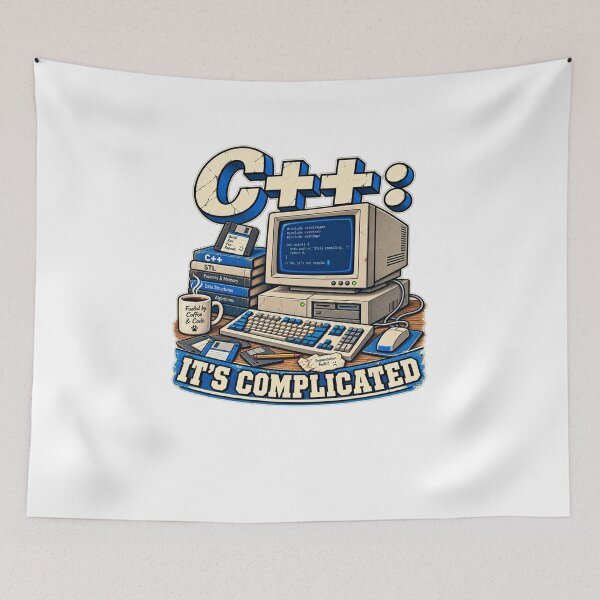 Item preview, C++ it’s complicated, programming designed and sold by BigfeetLittlepaws.