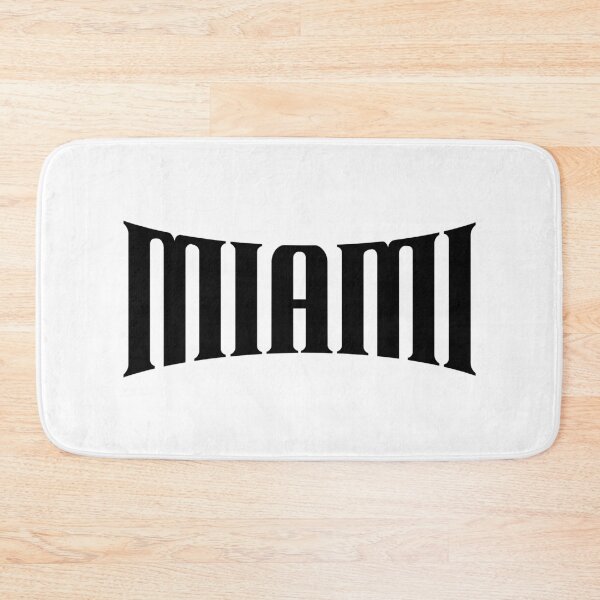 Item preview, Miami City Black Arched Word Gothic Bold Typography designed and sold by FemmePod.