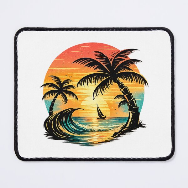 Item preview, Tropical Sunset Palm Trees designed and sold by GetGoodFit.