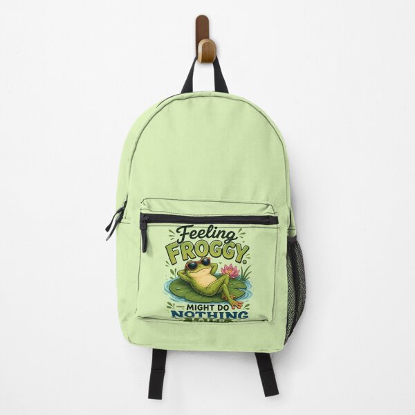 Item preview, Funny Frog Design, Feeling Froggy. Might Do Nothing Later designed and sold by Right-UR.