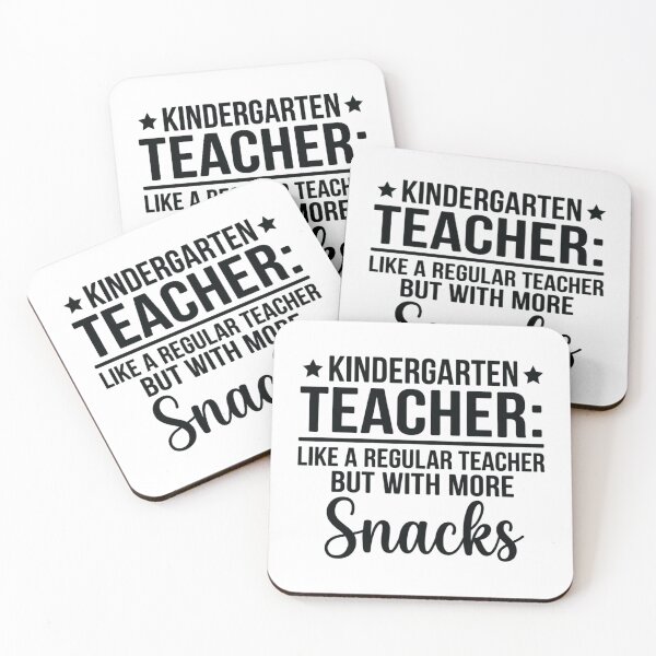 Item preview, Kindergarten Teacher: Like a Regular Teacher But With More Snacks,kindergarten teacher designed and sold by CloudyPress.