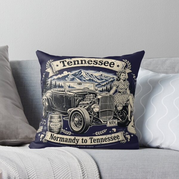 Item preview, Tennessee Route 66 T-Shirt - Normandy to Tennessee designed and sold by Normandy Road Heritage™ - Vintage Garage Art.