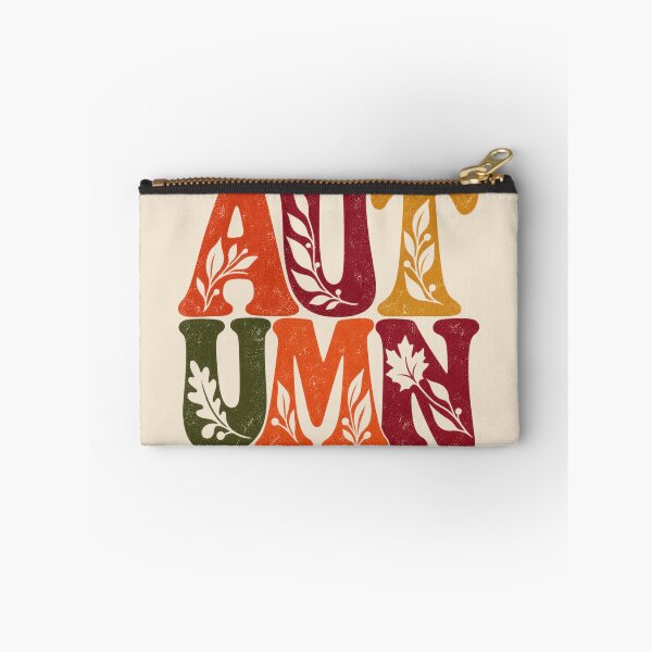 Item preview, AUTUMN – Retro Botanical Typography designed and sold by astersgraphics.