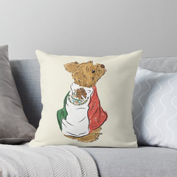 Item preview, Yorkie wearing the Mexican Flag designed and sold by lovemydoggie.