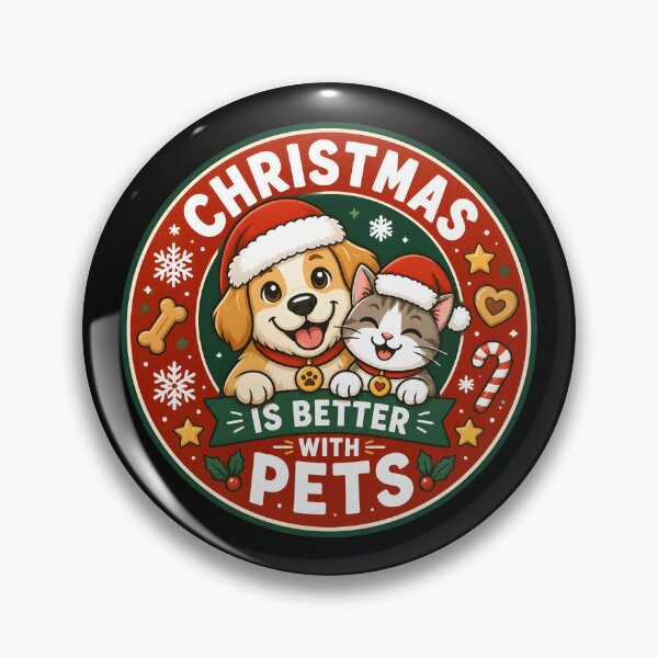 Item preview, Christmas Is Better With Pets Cute Pet Christmas Ornament Design designed and sold by LiviuGligoros.