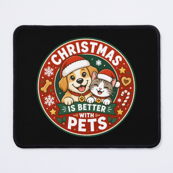 Item preview, Christmas Is Better With Pets Cute Pet Christmas Ornament Design designed and sold by LiviuGligoros.