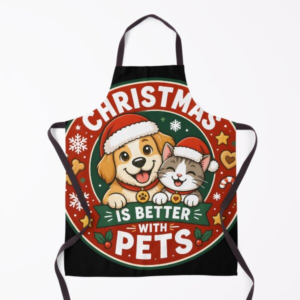 Item preview, Christmas Is Better With Pets Cute Pet Christmas Ornament Design designed and sold by LiviuGligoros.
