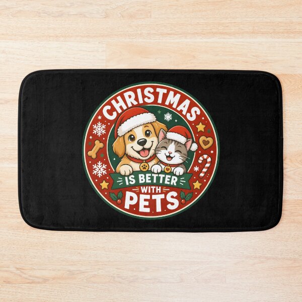 Item preview, Christmas Is Better With Pets Cute Pet Christmas Ornament Design designed and sold by LiviuGligoros.