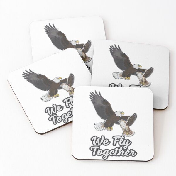 Item preview, Eagle And Falcon We Fly Together Bird Art  designed and sold by LC&LCPlatform.